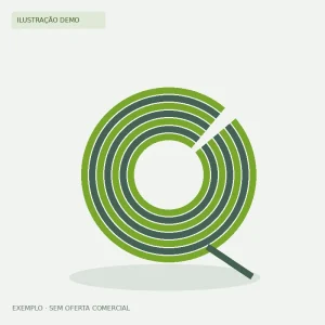 Ilustração de exemplo: cabo. Não representa produto comercial real.